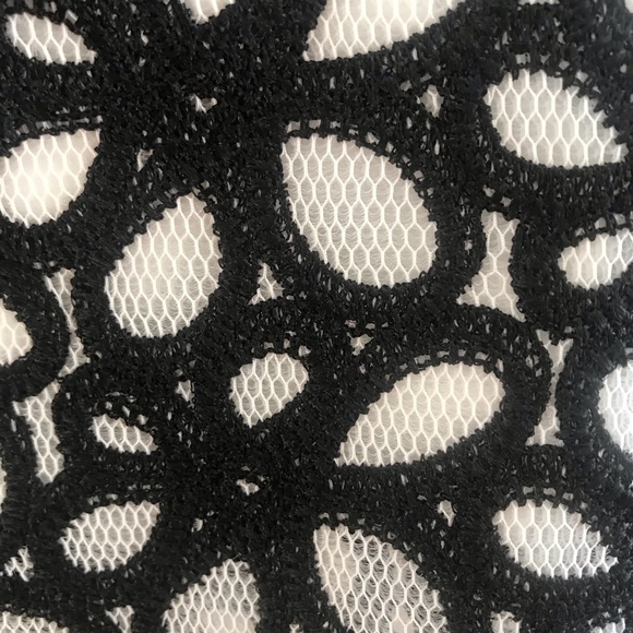 Alaia black floral white mesh mini skirt - Picture 6 of 10